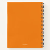 Nom personnalisé Orange Fruit Bullet Journal (Dos)