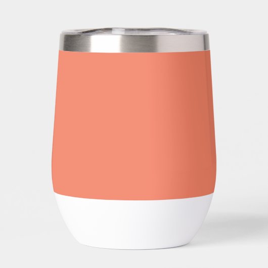 Nom personnalisé Orange Script Monogramme (Arrière)
