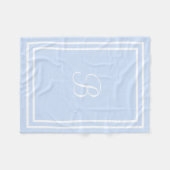 Nom personnalisé ou couverture en polaire initiale (Devant (Horizontal))