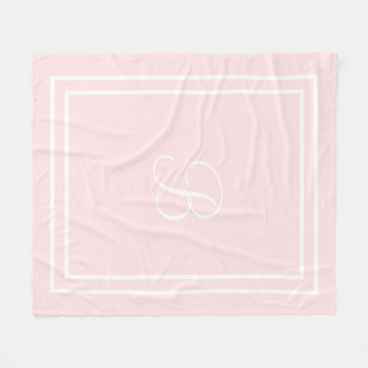 Nom personnalisé ou couverture en polaire initiale (Devant (Horizontal))