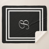 Nom personnalisé ou couverture Sherpa initiale (Devant (Horizontal))