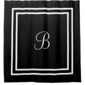 Nom personnalisé ou rideau de douche initial (Devant)