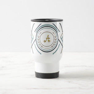 Nom personnalisé ou tasse de voyage initiale – Cad