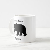 Nom personnalisé par tasse d'ours de papa (Devant gauche)