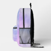 Nom personnalisé Pastel Tie Dye Sac à dos (Droite)