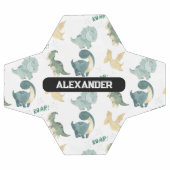 Nom personnalisé personnalisé Dinosaur (Plat)