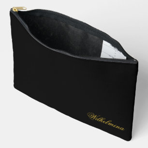 Nom Personnalisé Petit Sac Noir Polyvalent