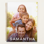 Nom personnalisé photo<br><div class="desc">Les planificateurs personnalisés font un grand cadeau pour toute personne. Personnalisez avec une photo et un nom pour faire un cadeau unique pour noël, anniversaire ou toute autre occasion spéciale.</div>