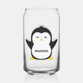 Nom personnalisé pingouin mignon (Recto)