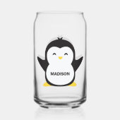 Nom personnalisé pingouin mignon (Verso)