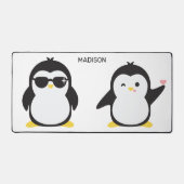 Nom personnalisé Pingouins mignons (Recto)