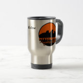 Nom personnalisé PITTSBURGH tasses (Devant droit)