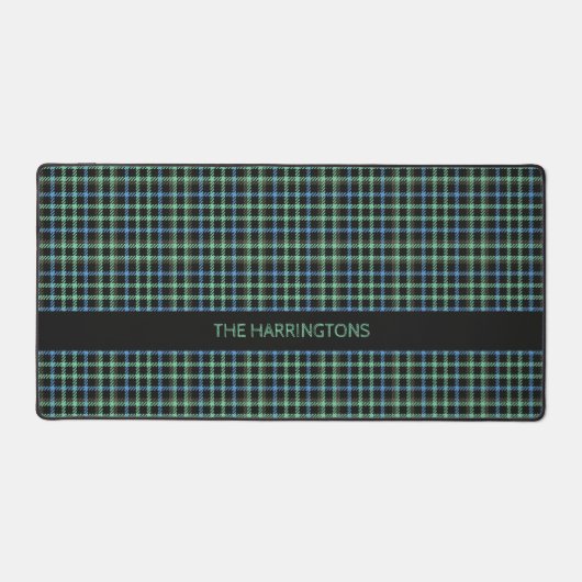 Nom personnalisé Plaid / Tartan Motif (Recto)