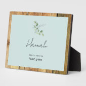 Nom personnalisé Plaque de signification biblique (Côté)