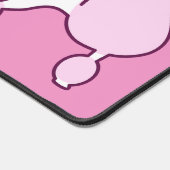 Nom personnalisé Poodles roses (Coin)