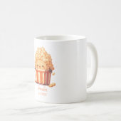 Nom personnalisé Popcorn Café Mug (Devant droit)