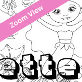 Nom personnalisé Posters de coloriage pour enfants