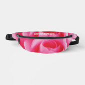 Nom personnalisé Pretty PINK ROSE Fanny Pack (Recto)
