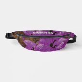Nom personnalisé Pretty PURPLE FLOWWERS Fanny Pack (Recto)