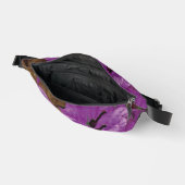 Nom personnalisé Pretty PURPLE FLOWWERS Fanny Pack (Ouvrir)