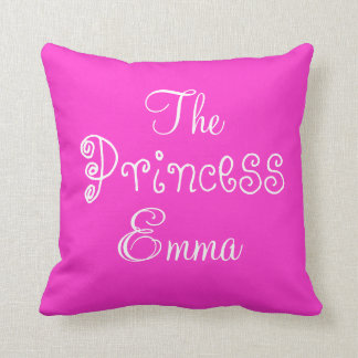 Nom personnalisé Princess Emma Coussin