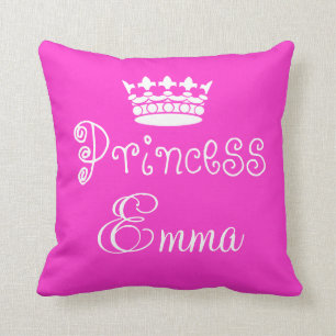 Nom personnalisé Princess Emma Coussin