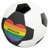 Nom personnalisé Rainbow Heart (3/4)