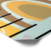 Nom personnalisé Rainbow kid Growth Poster (Coin)