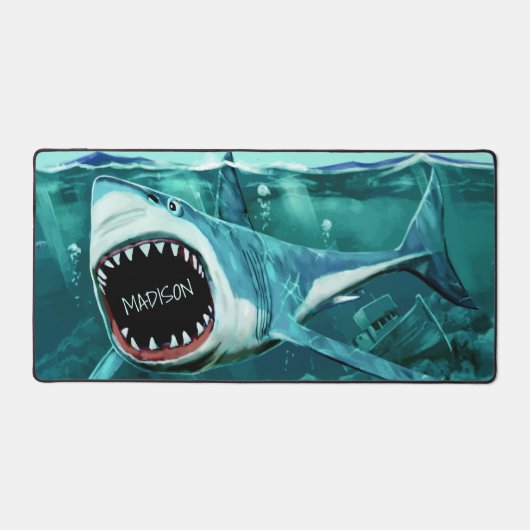 Nom personnalisé Requin effrayant (Recto)