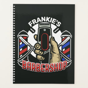 Nom personnalisé Retro Barber Shop Pole Barbier