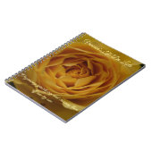 Nom personnalisé rose jaune + Carnet de message (Côté gauche)