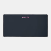 Nom personnalisé rose marine profonde (Recto)