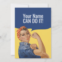 Nom Personnalisé Rosie La carte d'encouragement Ri