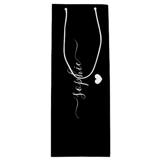 Nom personnalisé Sac cadeau, Sac cadeau d'annivers (Devant)