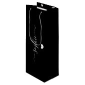 Nom personnalisé Sac cadeau, Sac cadeau d'annivers (Devant Angle)