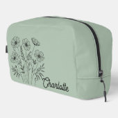 Nom personnalisé Sac cosmétique - Cadeau d'anniver (Coin droit)