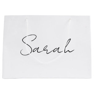 Nom personnalisé Sacs cadeaux, Sacs cadeaux, Merci