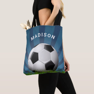 Nom personnalisé Sacs de balles de football rétr