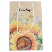 Nom personnalisé | Sacs de mariage pour les tourne (Devant)