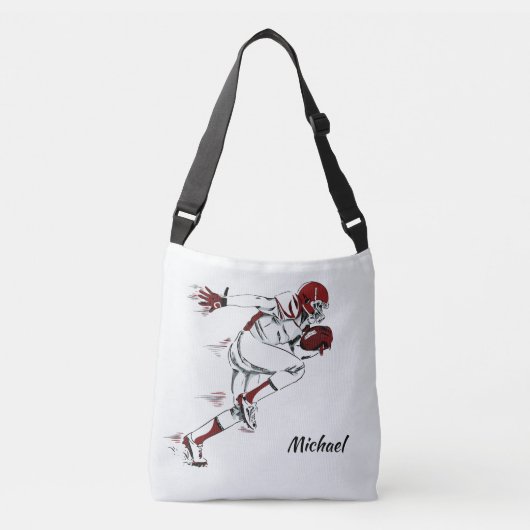 Nom personnalisé Sacs du joueur de football (Devant)