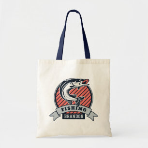 Nom personnalisé sacs fourre-tout Fisher