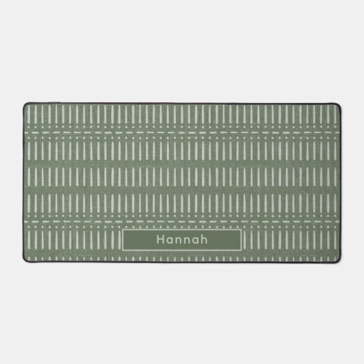 Nom personnalisé Sage Green Modern Boho Office (Recto)