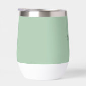 Nom personnalisé Sage Green Script Monogramme (Droite)