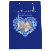 Nom personnalisé Sapphire sac photo 45e anniversai (Dos)