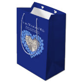 Nom personnalisé Sapphire sac photo 45e anniversai (Dos Angle)