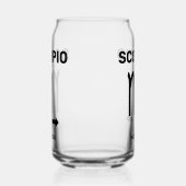 Nom personnalisé / Scorpion du symbole zodiaque du (Gauche)