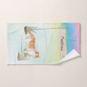 Nom personnalisé Scottish Pold Cat Pet (Serviette à main)