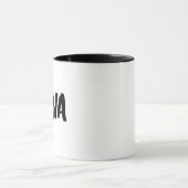 NOM PERSONNALISÉ SCRIPT CAFÉ MUG (Centre)