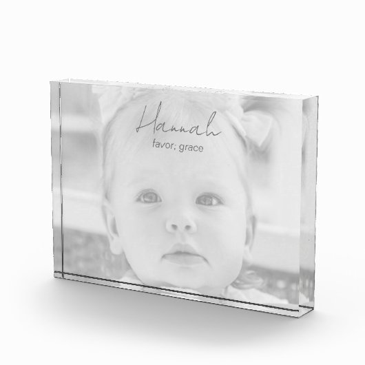 Nom personnalisé Signification Enfant Bloc photo B (Droite)