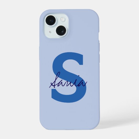 NOM PERSONNALISÉ SIMPLE ÉLÉGANT MONOGRAMME MODERNE (Verso)